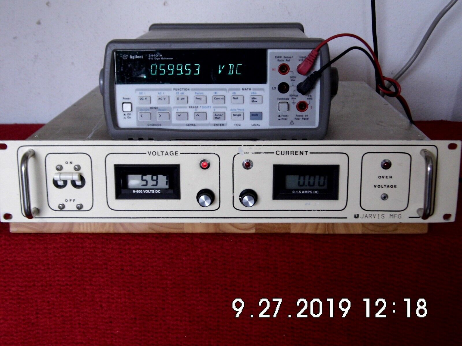 Power Ten Inc. 3402D-6001.5 600Vdc 1.5A DC Power Supply, Functionally Tested Power Ten Inc. 3402D-6001.5 600Vdc 1.5A DC Power Supply, Functionally Tested
